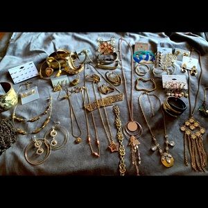 Gold Plated Jewelry Lot